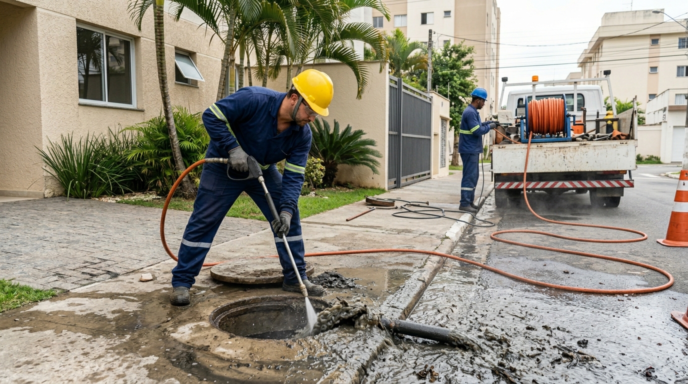 Hidrojateamento Industrial no Vale do Ipê, Juiz de Fora‑MG